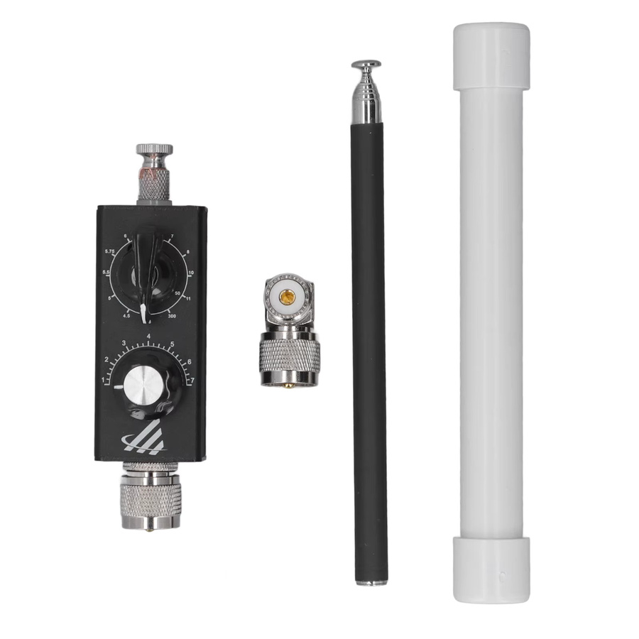 KKMOON Vollband-Tuned-Antenne QRP HF-Kurzwellenantenne für FM und Aviation UV in Schwarz - Bild 3
