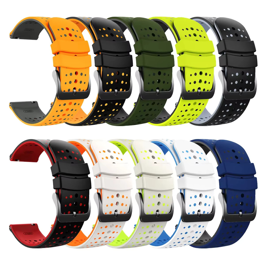 Uhrenarmband Silikon, 22mm, Unisex - Bild 5