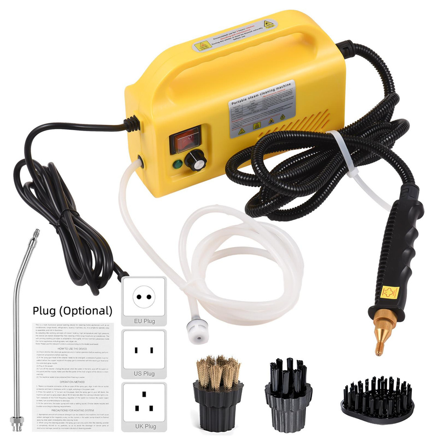 aimo Handdampfreiniger Tankless Design mit 2500 W Hochtemperatur-Reinigung in Gelb - Bild 7