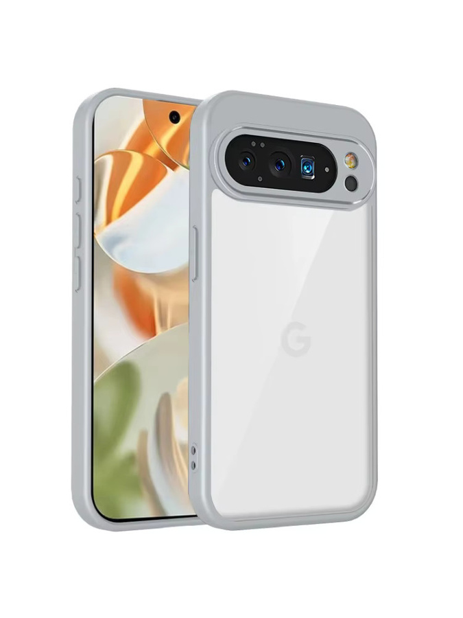 Transparente TPU Schutzhülle für Google Pixel 10 und 9A Pro XL, ultradünne und stoßfeste Handyhülle in Clear/Weiß - Bild 7