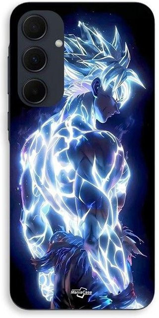 MANIACASE Handyhülle für Samsung Galaxy A55 mit Dragon Ball Z Goku Ultra Instinct Design aus Silikon in Multicolour und glänzendem Finish - Bild 1