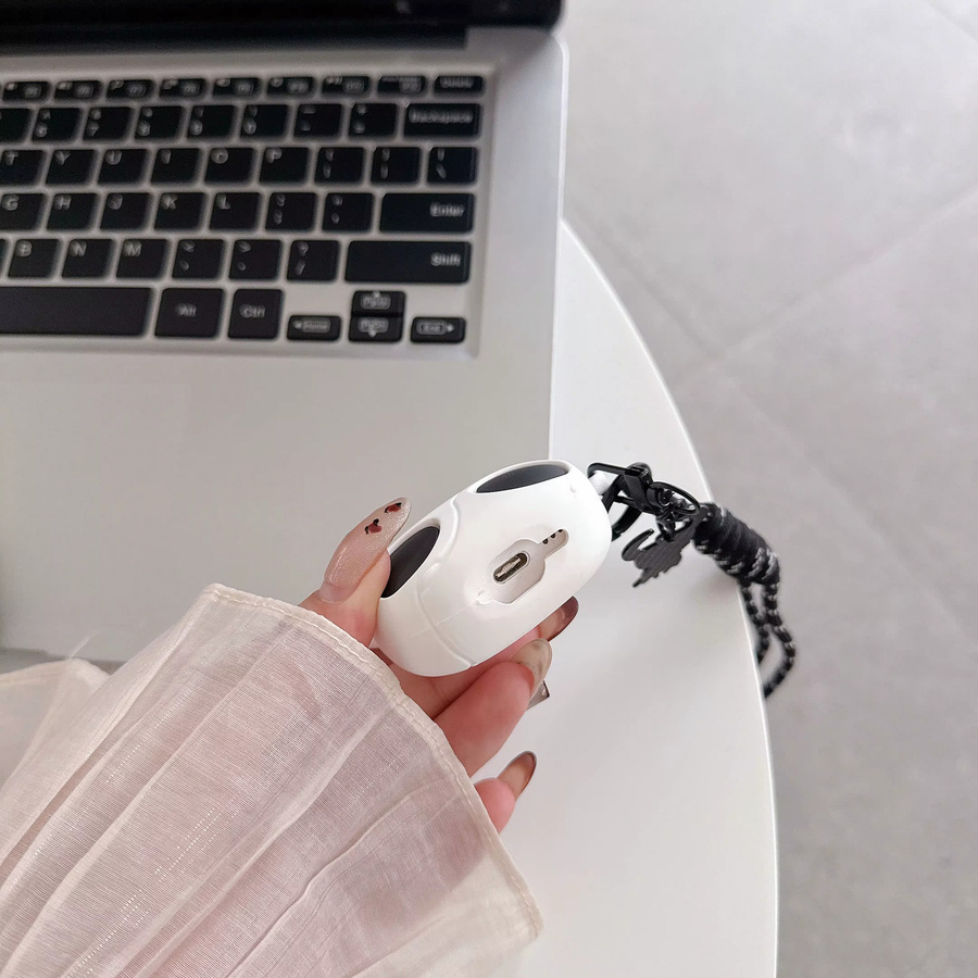 Schutzhülle für Airpods Pro und Airpods 1 2 3 4 in Cartoon Hollow Knight Zote Design, Farbe: Weiß - Bild 3