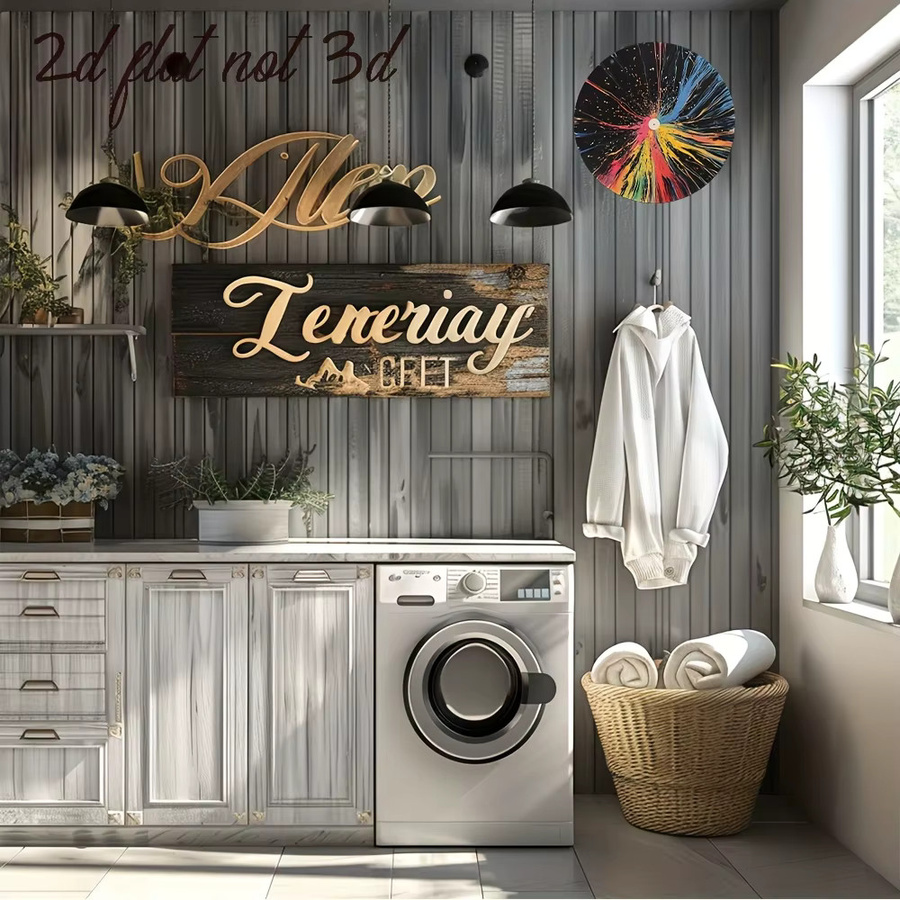 Potdemiel Aluminium-Metallschild Vintage Vinyl Schallplatte Dekoration mit buntem Spritzschutz-Design in Blau, B/B/H: 20 x 20 x 0,1 cm - Bild 2