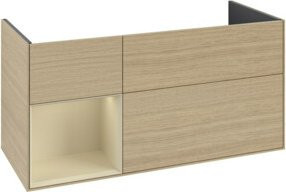 V&B Waschtischunterschrank Finion in Grau lackiert, Breite: 119,6 cm, Tiefe: 49,8 cm - Bild 1