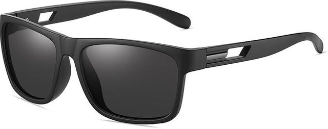 Yiran glasses Sonnenbrille, quadratisch, Herren, Vollrand, schwarz, Kunststoff - Bild 1