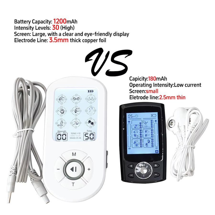 Raiuleko Elektrisches TENS-Körpermassagegerät, EMS-Puls-Muskelstimulator, Unisex - Bild 2