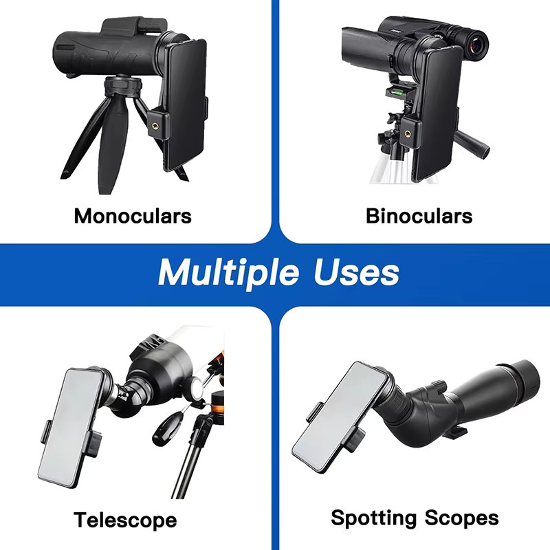 ASKCO Smartphone Kamera Adapter in Schwarz für Spektiv, Teleskop, Fernglas, Monokular und Mikroskop - Bild 6