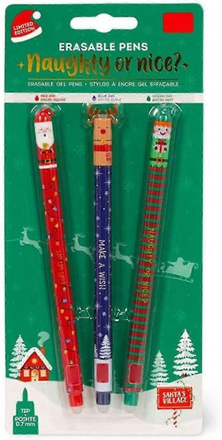 Legami Radierbares Stiftset 3 Stück Weihnachts-Gelschreiber in Mehrfarbig - Bild 1