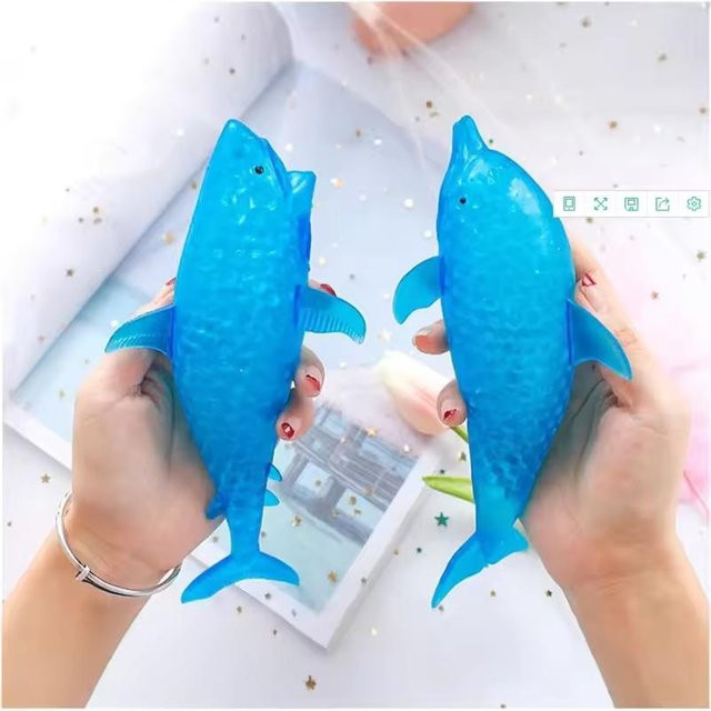 BC Pet Supplies Squishy Hai und Delfin, Stressbälle, Meerestiere - Bild 1