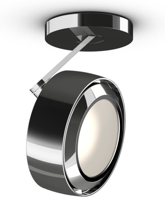 Occhio Più R alto 3d up VOLT LED-Deckenstrahler in Chrom mit Glas-Kegel und warmweißem Licht (2700K) - Bild 1