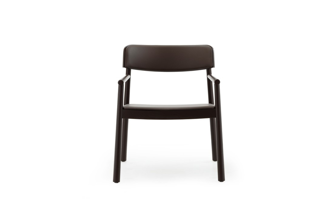 Normann Copenhagen Timb Lounge Armchair mit Armlehnen in Braun - Bild 2