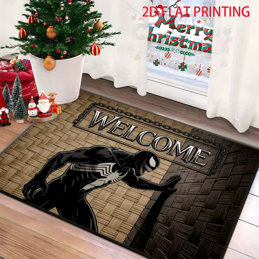 Beast Kingdom Marvel Venom Fußmatte aus Polyester, Mehrfarbig, B/T: 60 x 40 cm - Bild 4