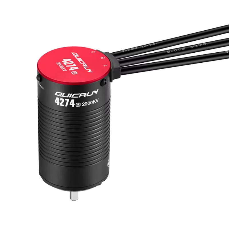 Hobbywing QuicRun WP 8BL150 150A G2 Wasserdichter bürstenloser Regler mit 4274SL 2000KV / 4268SL2600KV bürstenlosen Motoren für 1:8 RC Car - Bild 2