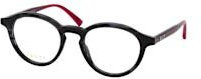 Gucci GG 1871O Korrektionsbrille, Vollrand, Rund, Kunststoff, Herren, Schwarz, Braun - Bild 1