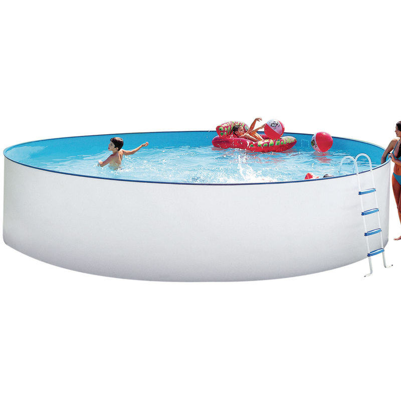 Steinbach Stahlwand Swimming Pool Set Nuovo rund, weiß, Durchmesser: 400 cm, Höhe: 90 cm - Bild 2