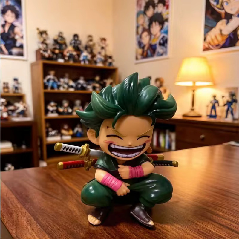 Bandai One Piece Luffy & Zoro, Q-Version Sitzende Figuren, 2-teiliges Set - Bild 2