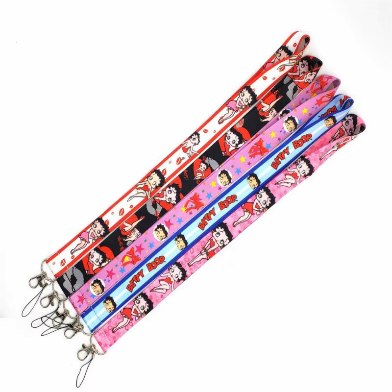 Betty Boop Handy-Lanyard, Mädchenherz, Damen - Bild 2