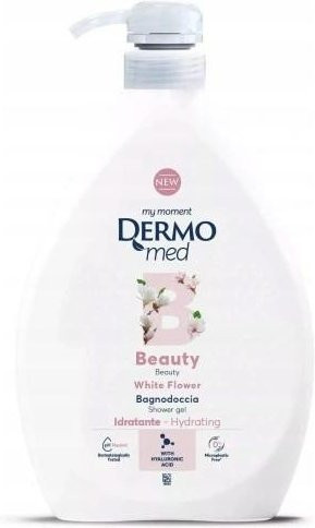 dermomed Duschgel Weiße Blüten, 1l, Unisex - Bild 1