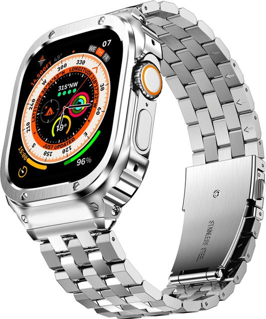Uhrenarmband Edelstahl, Silber, Unisex - Bild 1