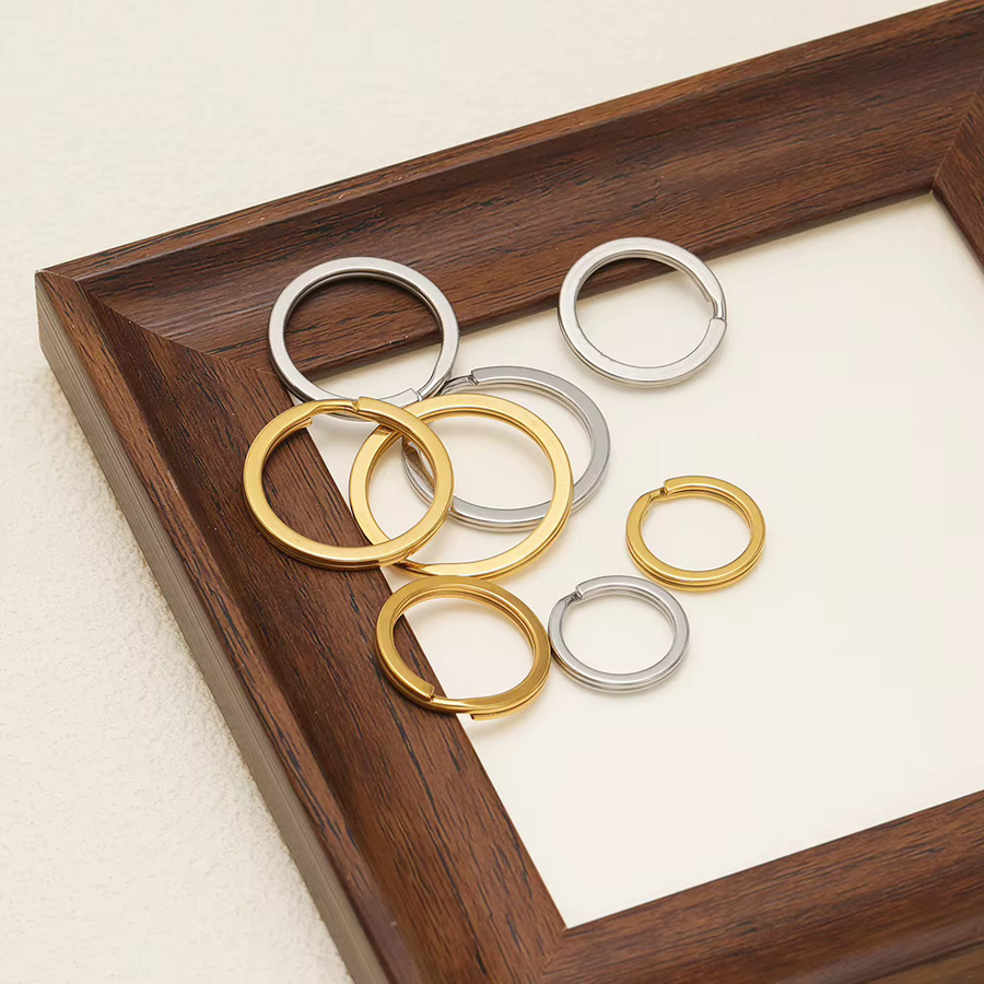 Tmto Schlüsselanhänger Edelstahl, Silber, Unisex - Bild 1