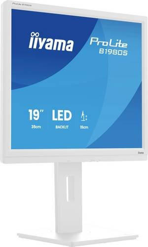 Iiyama ProLite B1980S-W1 LED-Monitor 19 Zoll SXGA Weiß mit HDMI und DisplayPort - Bild 1