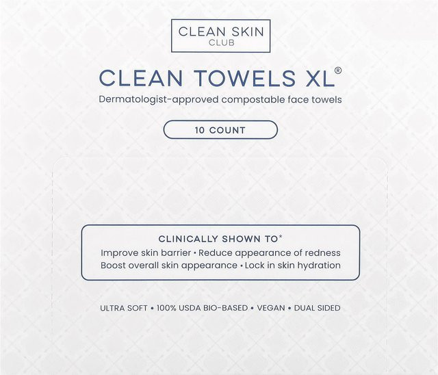 Clean Skin Club Clean Towels XL, 10er-Pack, Grau - Bild 1