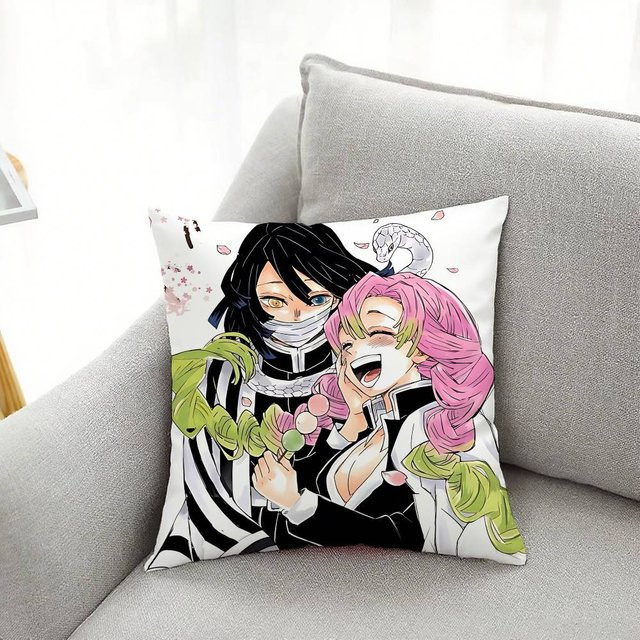 Mitsuris X Obanais Kissenbezug aus Polyester mit Grafikdesign und Reißverschluss, B/B/H: 40 x 40 x 40 cm, Mehrfarbig - Bild 1