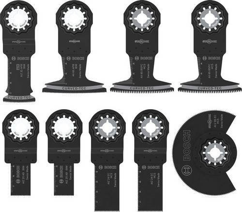 Bosch Holz- und Weichmetall-Set, 9-teilig, Schwarz - Bild 1