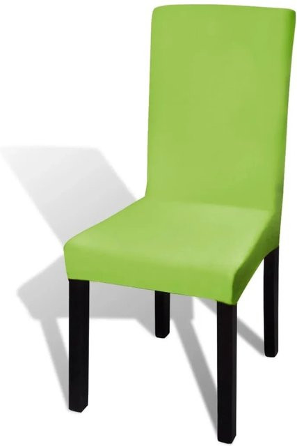 vidaXL Stretch-Stuhlhussen für Esszimmerstühle, 4er-Set, Grün, elastisches Material - Bild 1