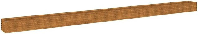 vidaXL Hochbeet aus Cortenstahl in Braun, B/T/H: 770 x 50 x 36 cm - Bild 1