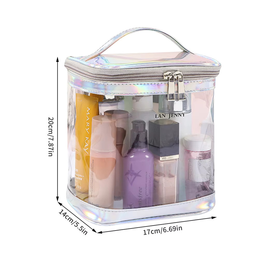 Transparente Make-up-Tasche, wasserdicht - Bild 4