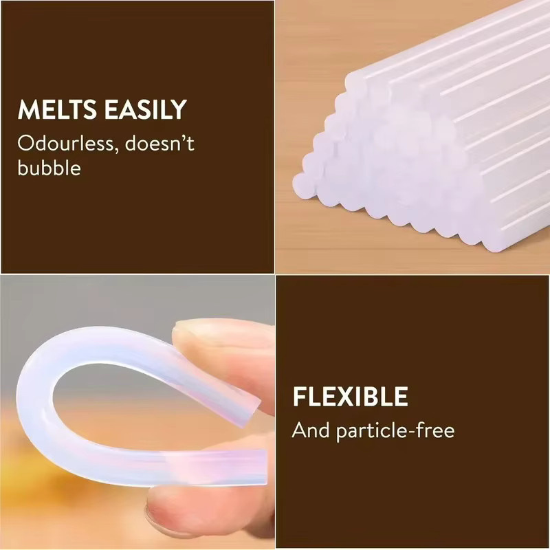 Transparente Heißklebestifte für DIY-Projekte und Bastelarbeiten in 7 mm und 11 mm Durchmesser - Bild 4