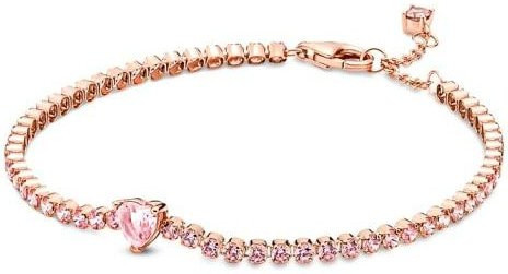 YIRAN Jewelry Armband, 925 Silber, Zirkonia, Herz, Damen, 16cm - Bild 1