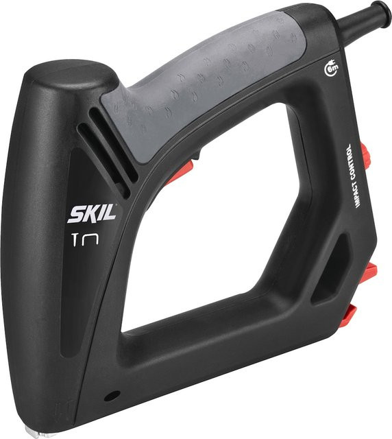Skil Elektrotacker Nagler 8200 AA in Schwarz inklusive 400 Klammern und 100 Nägeln - Bild 1