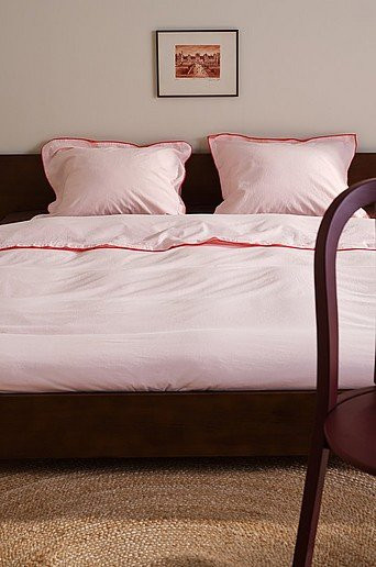 PIVOT Bettbezug-Set für Doppelbetten aus Baumwolle in Pink, B/H: 220 x 200 cm - Bild 1