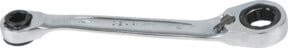 KS Tools Durchgangs-Umschaltknarre 1/4 Zoll mit 11 mm Aufnahme aus Chrom-Vanadium in Silber - Bild 1