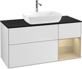V&B Waschtischunterschrank Finion in Weiß lackiert, Breite: 120 cm, Tiefe: 50,1 cm, Höhe: 50,1 cm - Bild 1