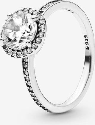 Wucifang Jewelry Ring 925 Silber, Roségold, Kristall, Damen - Bild 1