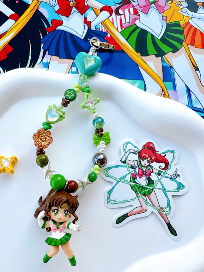 Bandai Sailor Moon Zubehör, Perlen Telefon Kette Tasche Geschenke - Bild 3