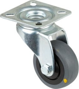 BS Rollen Apparaterolle A300.A89.051 aus Kunststoff in Silber - Bild 1