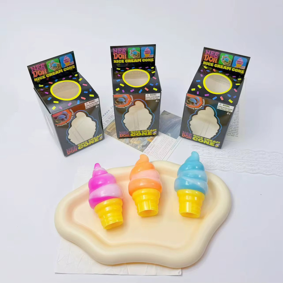 Needot Musikalische Quallen- und Hasen-Maltose-Würfel-Eiscreme-Drückfigur, Interaktiv - Bild 3
