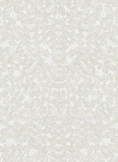 Borås Tapeter Wallpaper Romans 1767 Motiv Blatt in Beige aus Vlies - Bild 1