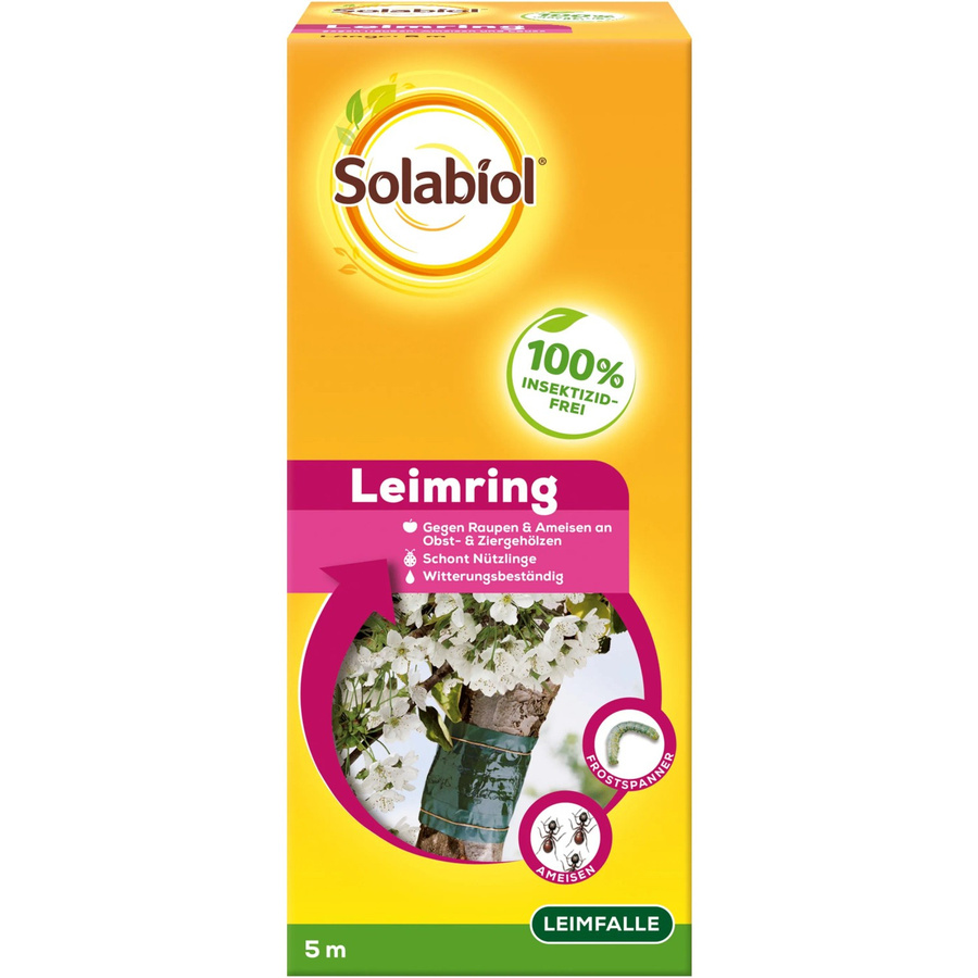 Solabiol Leimring 5 m zur mechanischen Bekämpfung von Schädlingen an Obst- und Ziergehölzen sowie Baumstämmen - Bild 2