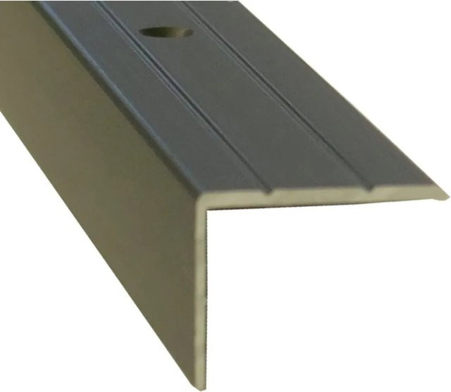 Döllken Home Treppenwinkelprofil aus Aluminium in Bronze, B/H: 25 x 20 mm, Länge: 2500 mm - Bild 1