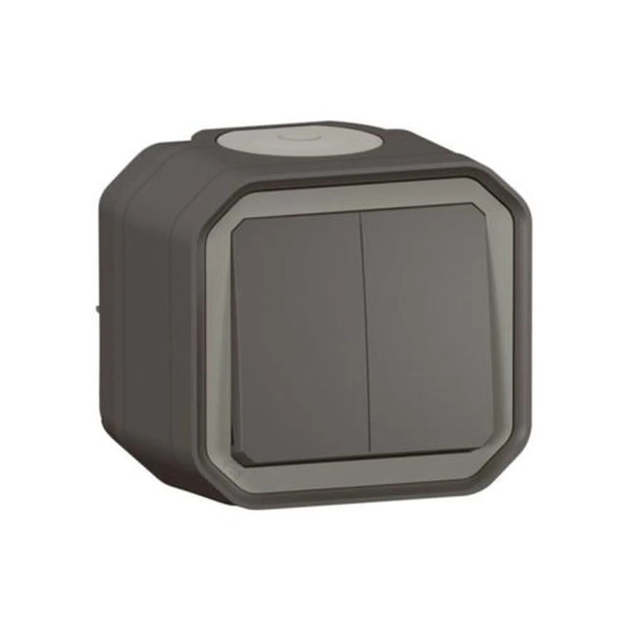 Legrand Plexo New A/W-Schalter Aufputz IP55 Anthrazit - Bild 2