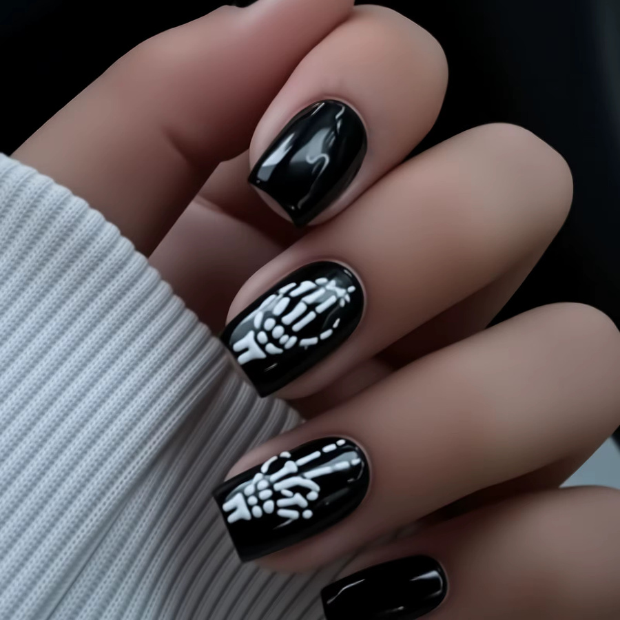 Misscheering Nagelkunst-Aufkleber, Weiß, Matt, Unisex - Bild 3