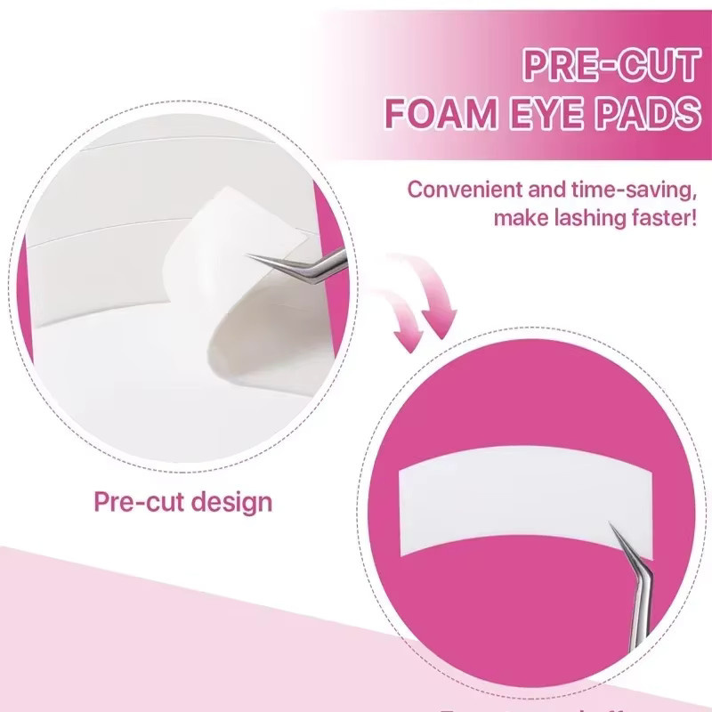 CNKESS Lash PE Schaum Eyepad, White, Unisex, 110 Stück - Bild 3