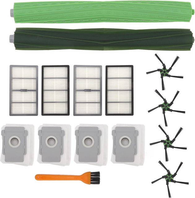 iRobot Roomba S9 Saugroboter Ersatzteil-Set mit Hauptbürste, Seitenbürsten, Filtern und Staubbeuteln in Schwarz und Multicolour - Bild 1