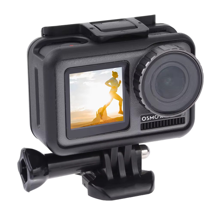 DJI OSMO Action 1 Anti-Fall-Schutzhülle aus ABS in Schwarz als Kamerakäfig und Gehäuse-Shell - Bild 2
