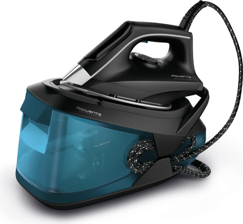 Rowenta Powersteam Dampfbügelstation VR8317 mit 2400 W, 6,1 bar, 1,7 l Wassertank und Microsteam 400 Grundplatte
